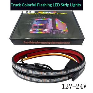 Feux de camion OLIVER 12V 24V, feux de circulation colorés à LED, étanches, avec clignotants jaunes à LED - Product Image 1