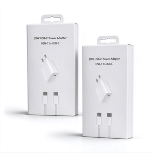 อะแดปเตอร์ชาร์จไฟ 20W USB-C PD หัวปลั๊ก EU US UK ชุดอุปกรณ์ชาร์จสำหรับเดินทางพร้อมสายชาร์จ Type C ใช้ได้กับ iPhone 15-18 - Product Image 2