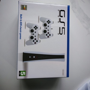 Consola DE JUEGOS DE TV de la serie P5, consola retro roja y blanca FC, 620 juegos integrados, mando PS5 - Product Image 3