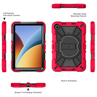 Étui de tablette en silicone résistant aux chocs à 3 couches pour Redmi Pad 2 9,7 pouces, housse de protection intégrale