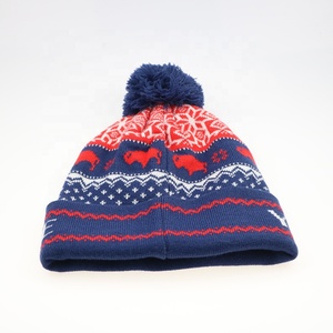 Gorro de Esquí Personalizado, Gorro de Punto de Invierno con Pompón para Equipos - Product Image 2