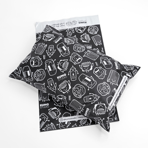 Bolsas de Envío de Plástico Negro Mate en Oferta, Bolsas de Correo con Logotipo Personalizado Impreso, para Pequeñas Empresas - Product Image 2