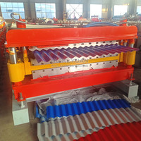 Machine de formage de profilés à double couche pour panneaux de toiture et de mur 2023