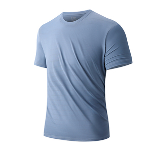 เสื้อยืดผู้ชายกลิ่นมิ้นท์ ทรงปกติ แห้งเร็ว 190 GSM เสื้อกีฬาพื้นฐาน - Product Image 2
