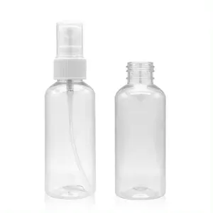 80ml 100ml 120ml 150ml spray bottle empty transparent PET plastic spray bottles