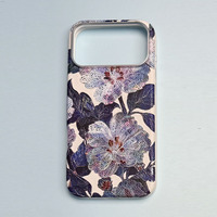 Coque de protection premium anti-chute à motif floral peinture à l'huile vintage pour iPhone 18 Pro Max, compatible avec les coques de téléphone iPhone 17, 16, 15, 14, 13