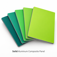 Panneau composite en aluminium massif anodisé argenté de 5 mm d'épaisseur personnalisée pour le revêtement de colonnes