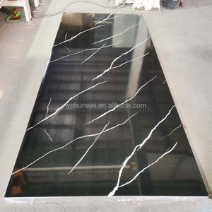 Paneles y Tableros de Pared de Mármol <span class=keywords><strong>Blanco</strong></span> Artificial de Alto Brillo - Láminas de PVC Modernas Resistentes <span class=keywords><strong>al</strong></span> <span class=keywords><strong>Agua</strong></span> y a los Rayos UV <span class=keywords><strong>para</strong></span> Decoración de Interiores de Villas y Hoteles - Product Image 2