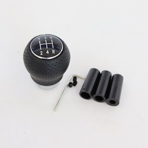 Car Gear <b>Knob</b> Leather Ergonomic 5 Speed Manual <b>Shift</b> <b>Knob</b> For Various Vehicle Models - Product Image 2
