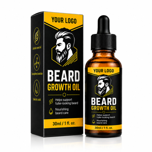 Successful Men Chosen <b>Beard</b> <b>Care</b> Oil Make The <b>Beard</b> Thicker Nourish Hair Follicles Jojoba Oil Salicylic Acid <b>Beard</b> Growth Oil - Product Image 1
