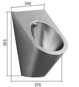 <span class=keywords><strong>Urinoir</strong></span> mural <span class=keywords><strong>moderne</strong></span> en acier inoxydable avec design anti-vandalisme, économie d'eau, facile à nettoyer pour les prisons, les hôtels et les hôpitaux - Product Image 5