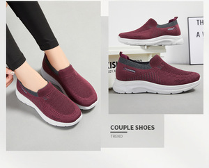 <span class=keywords><strong>Zapatillas</strong></span> de Moda para Mujer, Calcetines Deportivos para Exteriores, <span class=keywords><strong>Zapatillas</strong></span> Sin Cordones, Zapatos Planos para Mujer, Mocasines de Talla Grande - Product Image 6