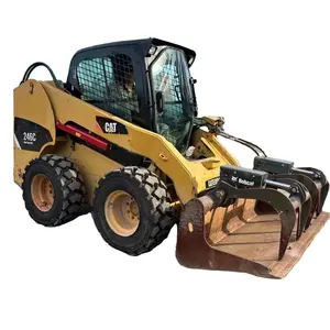 HOT SALE USED CAT 246C/CAT 246 3TON MINI SKID STEER LOADERS IN GOOD CONDITION