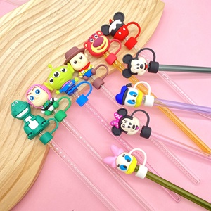 Sanrio XG Modelo 8mm/10mm Cubierta <span class=keywords><strong>de</strong></span> Pajita 3D <span class=keywords><strong>de</strong></span> Dibujos Animados con Grado Alimenticio para Tapas <span class=keywords><strong>de</strong></span> Pajita - Product Image 1