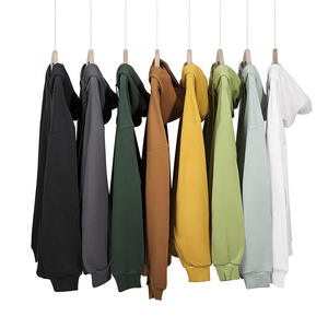 H5564 Vente en gros OEM bas de haute qualité personnalisé 360 g/m² 100% coton sweats à capuche en éponge française sweats à capuche unis pour femmes pour hommes - Product Image 2