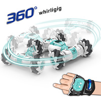 Voiture télécommandée tout-terrain 4 canaux à 360 degrés avec fonction drift, câble USB inclus, prête à l'emploi, portée de 30 m – Meilleure vente