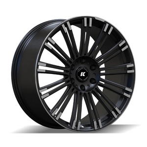 Rines <span class=keywords><strong>de</strong></span> Aleación <span class=keywords><strong>de</strong></span> Aluminio Forjado 22x10.0J Negro Mate 6X139.7 PCD ET40 para Toyota LC300 con Acabado Mecanizado y Alta Capacidad <span class=keywords><strong>de</strong></span> Carga - Product Image 1