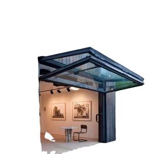 Aluminio parking extérieur maison photovoltaïque garage solaire abri en verre couverture de patio <span class=keywords><strong>auvent</strong></span> <span class=keywords><strong>auvent</strong></span> pour solarium véranda serre - Product Image 6
