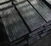 Panel Dinding Kayu Hitam Terbakar, Shou Sugi Ban untuk Dinding Pusat Perhatian