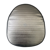 Pare-soleil de volant de voiture avec couverture réfléchissante de la chaleur Pliable Protection UV Pare-soleil de pare-brise Auto Interior Cooling