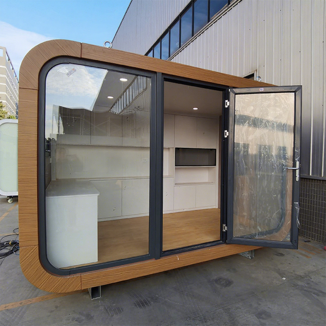 Outdoor Office Pod Prefabricat Portable Building Pod Tiny Living Cabin Self Contained Cabin Garden Pod