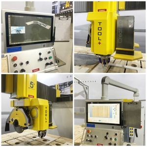 Công cụ + Italy mới đa chức năng 5 trục CNC Router đá Máy đá cẩm thạch Granite gạch cắt cầu Saw động cơ chính xác - Product Image 4