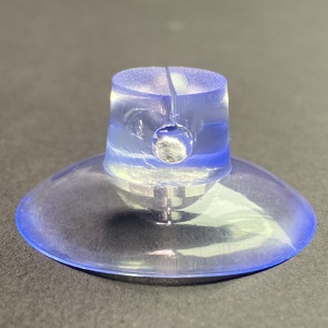 Venta al por mayor de fábrica: Ventosa de silicona transparente de grado industrial con orificio recto, servicio OEM/ODM, EN71-3, Reach/RoHS - Product Image 4