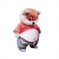 Chao Bang Cadeau pour enfants unisexe en forme d'animal Sensory Squishy Peach pour 14 ans et plus
