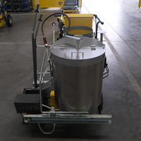 Machine de marquage routier vibrante autopropulsée thermoplastique de 5,5 CV pour lignes convexes