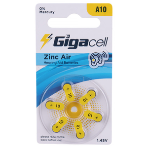 जस्ता वायु बैटरी 1.45v a10 ड्राई सिक्का सेल श्रवण सहायता बैटरी - Product Image 1