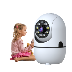 Caméra de surveillance WiFi PTZ d'intérieur Y2 en gros d'usine, double éclairage IR LED, alerte de mouvement, enregistrement sur carte TF, installation facile - Product Image 1