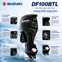 SUZUKI DF100BTL 100PS Marine-Antriebsmotor Leiser Betrieb Kraftstoffsparende Technologie für Freizeit- und Nutzschiffe