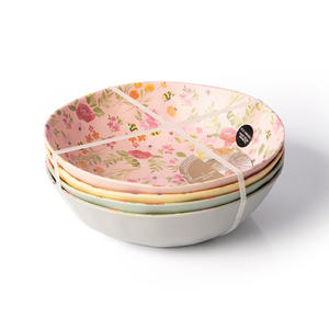 Juego de Tazones de <span class=keywords><strong>Ramen</strong></span> Personalizados de Melamina con Impresión a Todo Color en el Interior y el Exterior para Cena o Ensalada - Product Image 1