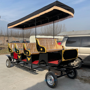 Carruaje Turístico Eléctrico o de Caballos Personalizado para Parques y Atracciones, Nuevo Estilo, Gran Venta - Product Image 2