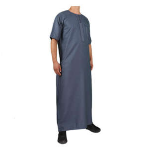 ใหม่เสื้อผ้าอิสลามสำหรับผู้ชายคอกลมขนาด56-62สำหรับการสวดมนต์วันศุกร์ - Product Image 2