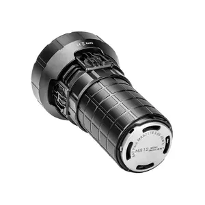 Ms12 Mini Torche 65000 Lumens Projecteur Longue Portée 1km Forte Lumière Led Lampe de Poche