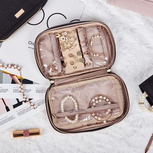 Organisateur de bijoux de voyage personnalisé avec logo OEM pour colliers, boucles d'oreilles, bagues et bracelets - Product Image 5