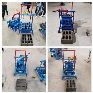 เครื่องทำอิฐบล็อกคอนกรีตแบบกึ่งอัตโนมัติ 2-45 หัวจ่าย สำหรับอิฐปูพื้นแบบมีรูและอิฐบล็อกคอนกรีต - Product Image 6