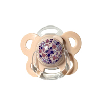Sucette pour bébé nouveau-né sans BPA en PP avec anneau de protection en silicone et tétine souple