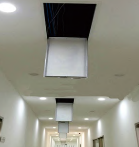 Tùy chỉnh kích thước lửa-đánh Giá nhôm hợp kim truy cập Bảng điều chỉnh cửa kim loại ống Trần cho bệnh viện tầng hầm phòng tập thể dục bức tường và trần nhà - Product Image 6