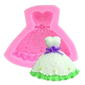Molde <span class=keywords><strong>de</strong></span> Silicona para Decoración <span class=keywords><strong>de</strong></span> Pasteles y Fondant con Forma <span class=keywords><strong>de</strong></span> Falda <span class=keywords><strong>de</strong></span> Princesa, Detalles Finos en 3D, Bordado <span class=keywords><strong>de</strong></span> Rosas, Estilo Chica Hermosa - Product Image 1