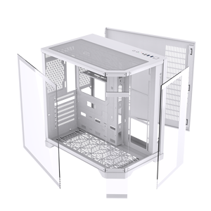 <span class=keywords><strong>Tour</strong></span> complète gamer ATX EATX surdimensionnée 2026, avec écran d'affichage, vue sur la mer, en verre trempé et noir, directement de l'usine - Product Image 4