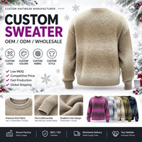 Pull en maille torsadée personnalisé en gros, 450 GSM, chaud et épais, classique texturé, pour hommes et femmes, commandes de mode hivernale