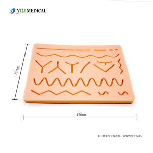 Coussinets d'entraînement en silicone pour la suture, pour étudiants en médecine, coussinets de suture de peau simulée, directement de la plateforme e-commerce. - Product Image 1