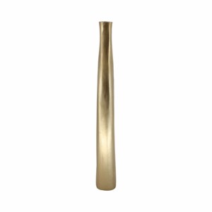 Vaso da tavolo moderno in metallo con design traforato per decorazioni con erba della pampa o steli artificiali - Product Image 3