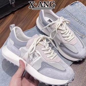 <span class=keywords><strong>Scarpe</strong></span> <span class=keywords><strong>Sportive</strong></span> da <span class=keywords><strong>Donna</strong></span> Versatili in Pelle e Mesh Traspirante, Nuovi Sandali Estivi Traforati Stile Dad per Camminare - Product Image 5