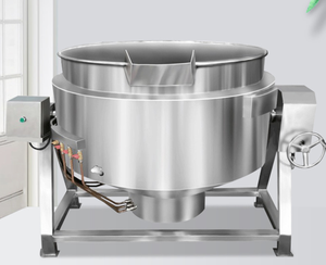 Autoclave de stérilisation industrielle à double enveloppe en acier inoxydable 304 avec chauffage électrique pour la stérilisation des boîtes de sauce à 134°C - Product Image 5