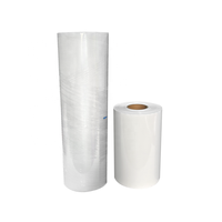 Film de transfert UV DTF AB 3T sur papier blanc, autocollant cristallin pour imprimante UV, film AB en rouleau avec fond blanc intégré