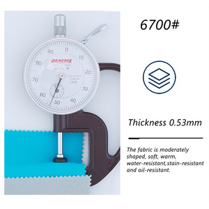 Vải tổng hợp 75D cao đàn hồi ba-trong-một bông cảm thấy Quần Áo <span class=keywords><strong>softshell</strong></span> vải 3 lớp chất lượng cao không thấm nước - Product Image 3