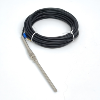 Sonde de température RTD PT100 à montage fileté, sonde en acier inoxydable, câble PVC 3 conducteurs résistant à la corrosion, qualité certifiée précise